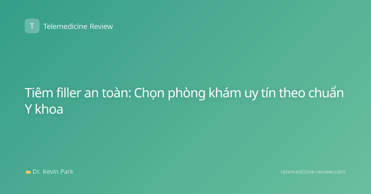 Tiêm filler an toàn: Chọn phòng khám uy tín theo chuẩn Y khoa