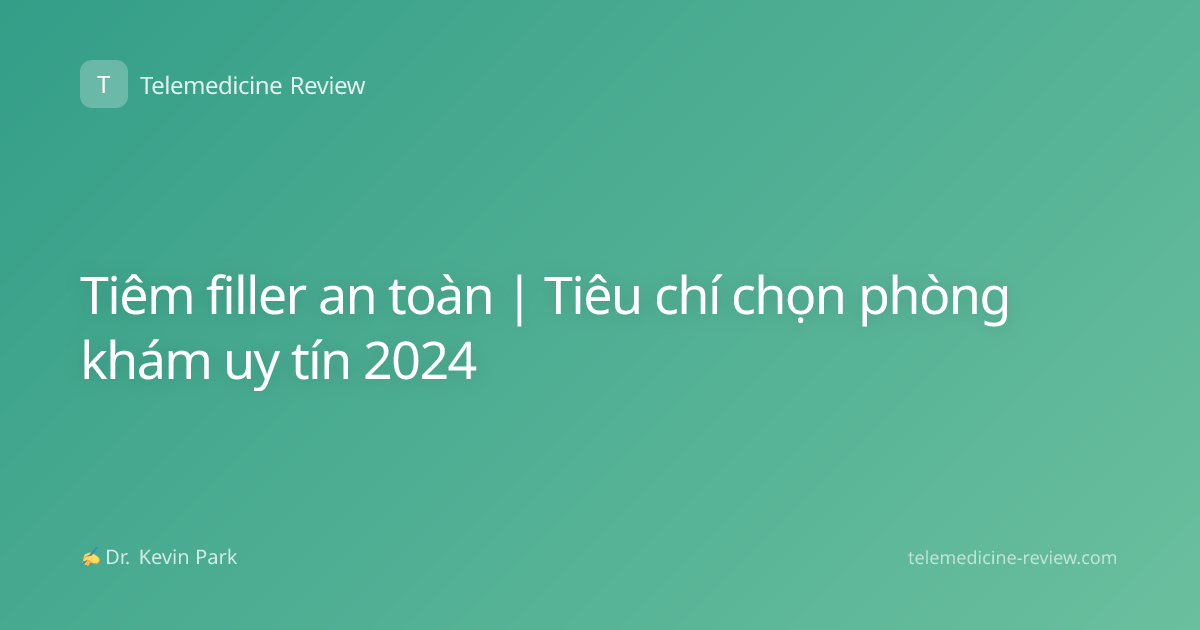 Tiêm filler an toàn | Tiêu chí chọn phòng khám uy tín 2024